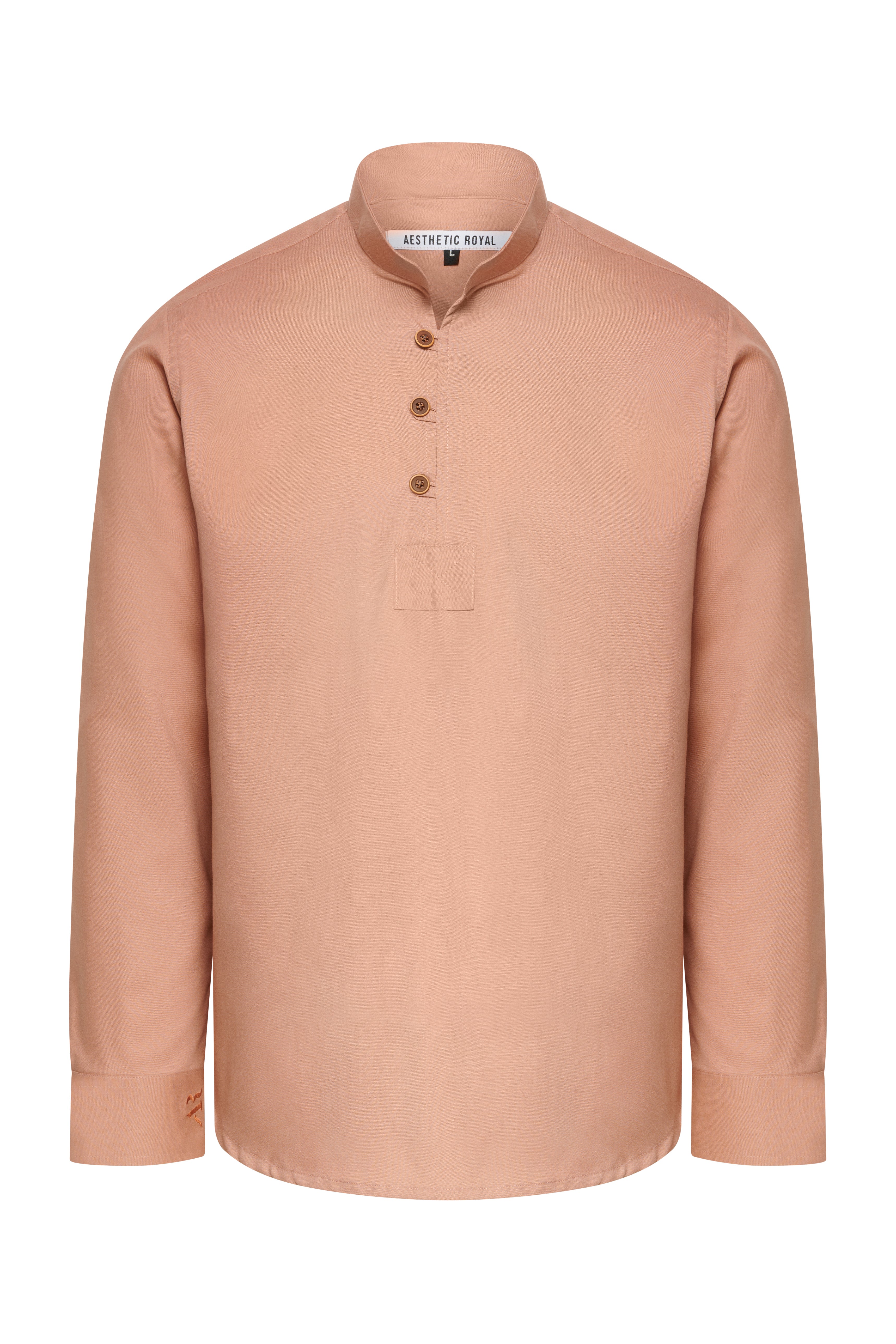 BUSINESS SHIRT – CORAL SAND