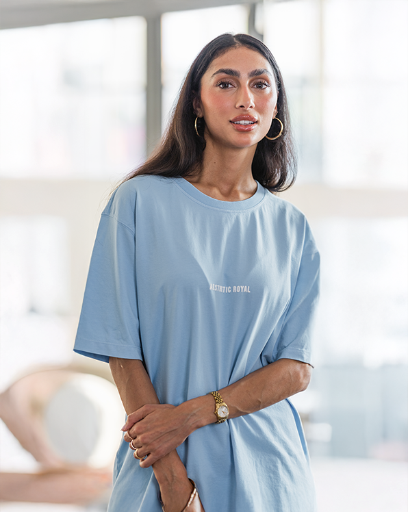 Business Tee - Azurblue