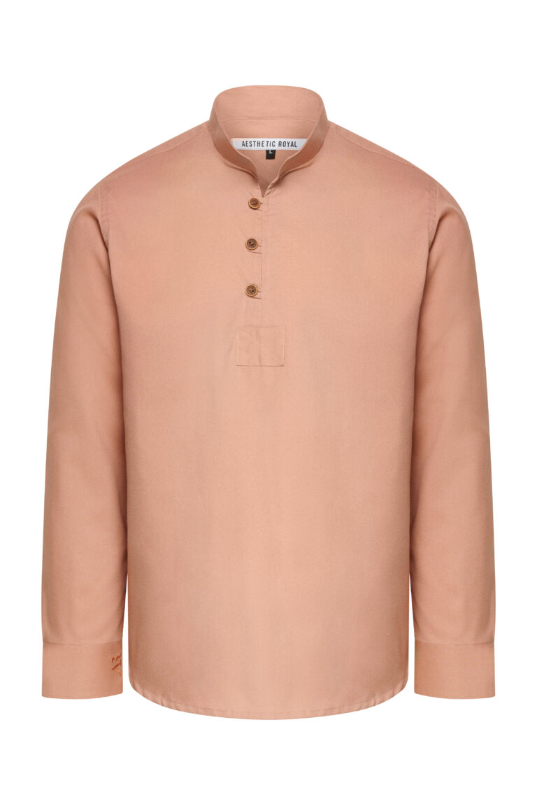 Business Shirt - Coral Sand